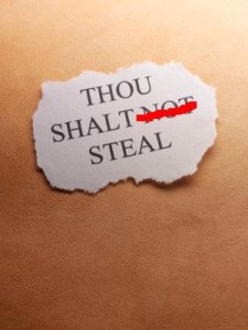 thou shalt not steal 1 edit